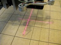 Montierte Linienlaser
