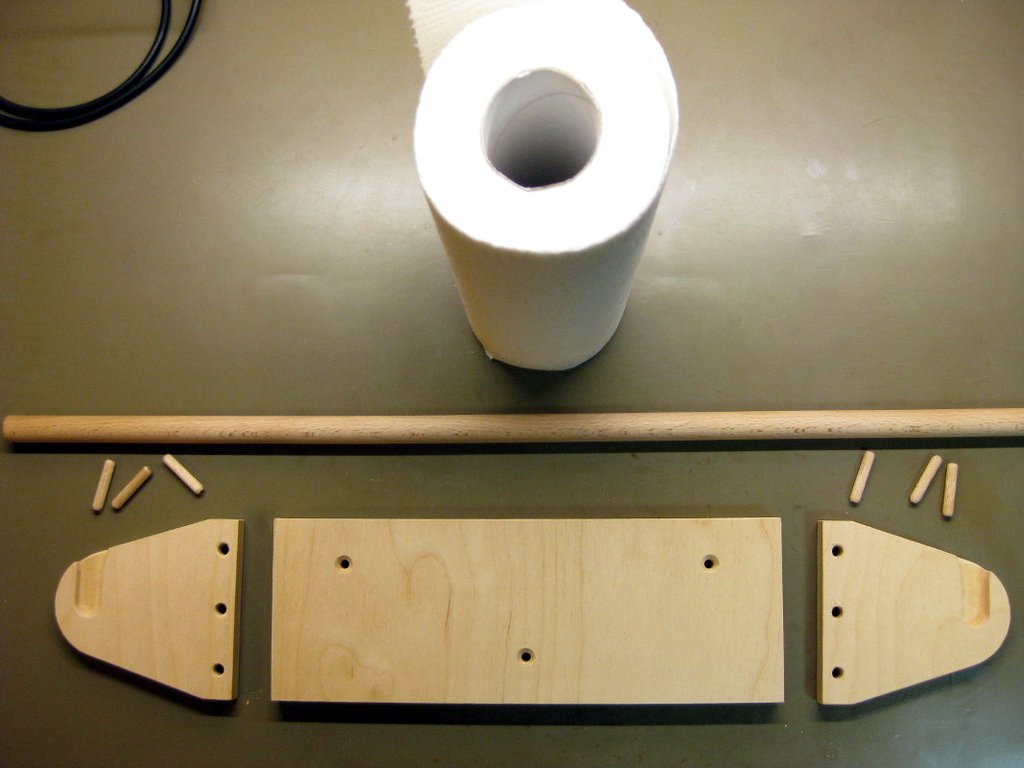 Papierrollenhalter Einzelteile