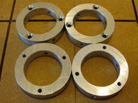 4 ausgefräste Ringe